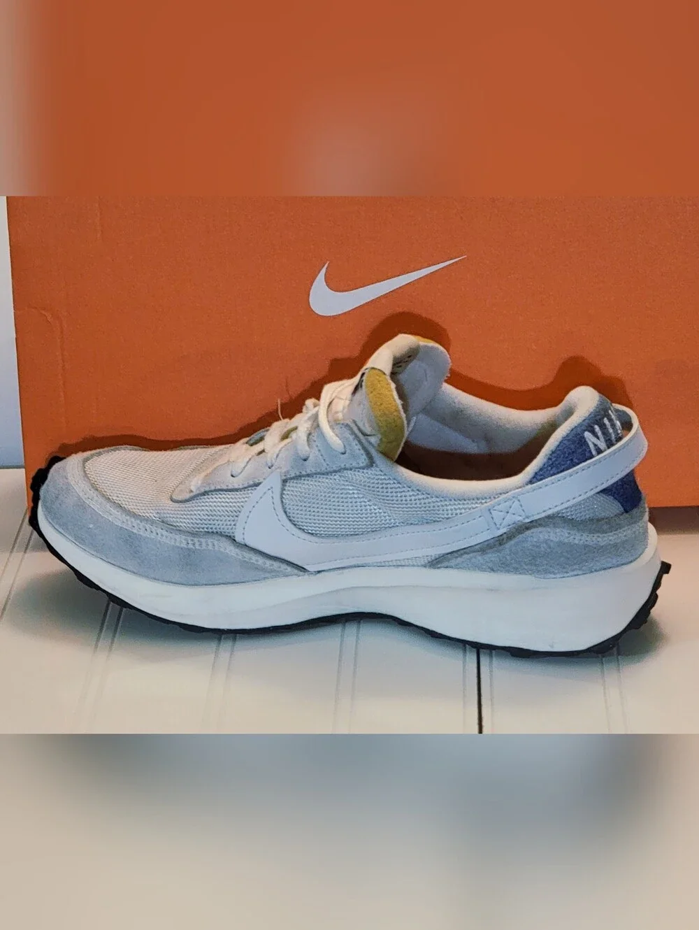 Nike Waffle Debut Vintage 'White Game Royal' DX2931-400 Size 8.5 Women's
